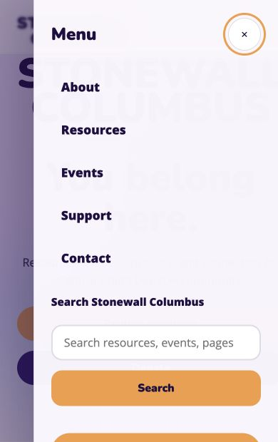 Open Stonewall mobile navigation