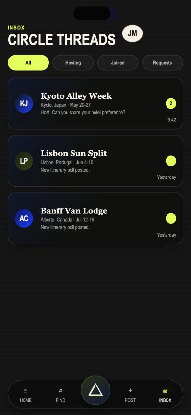 Live coded TRPN coordination inbox